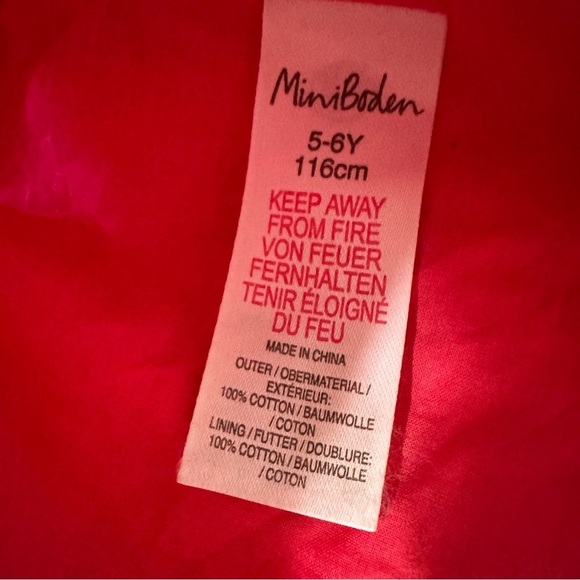 Mini Boden Pink Embellished Skater Skirt - Picture 5 of 5